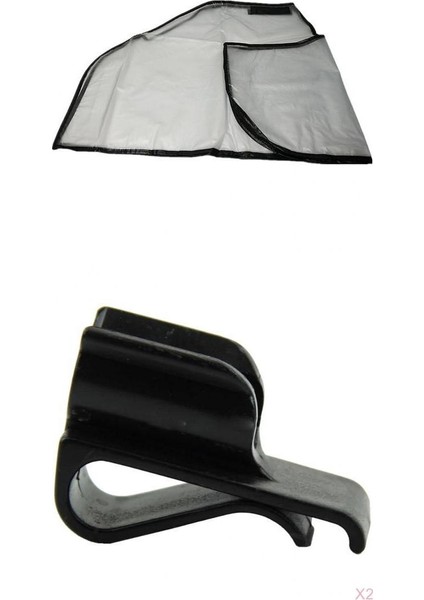 Su Geçirmez Golf Torbası Yağmur Kapağı Kaput Itme Arabaları Pazar Çanta Kulübü Kelepçe Tutucu Klips (Yurt Dışından)