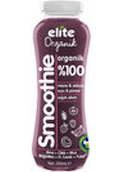 Elite Organic Elite Smoothie Mor 200 ml x 3 Adet