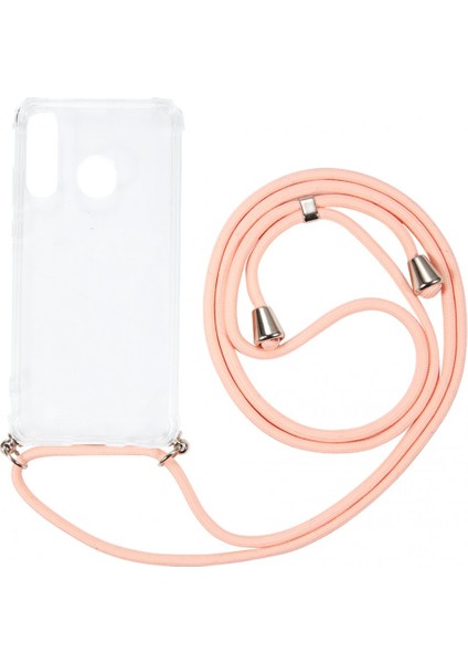 Huawei P30 Lite Kılıf Ultra Korumalı Şeffaf Ipli Antishock Silikon
