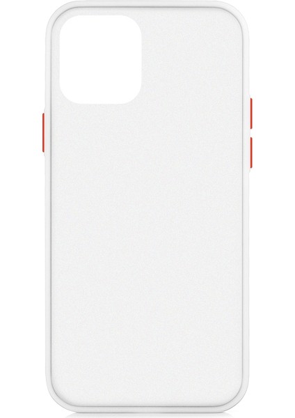 Apple Iphone 12 Mini Kılıf Renkli Silikon Kenarlı Buzlu Fri Kapak