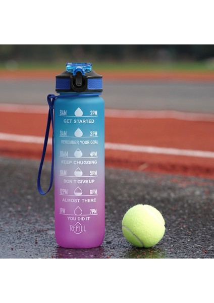 1000ML Fitness Su Şişesi Gradyan Iki Tonlu (Yurt Dışından)