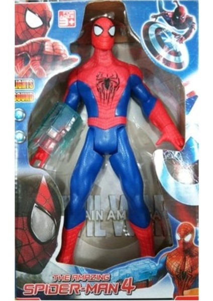 Avengers Spiderman Sesli Işıklı Figür - Avenger Örümcek Adam Figür - Tuka modelleri