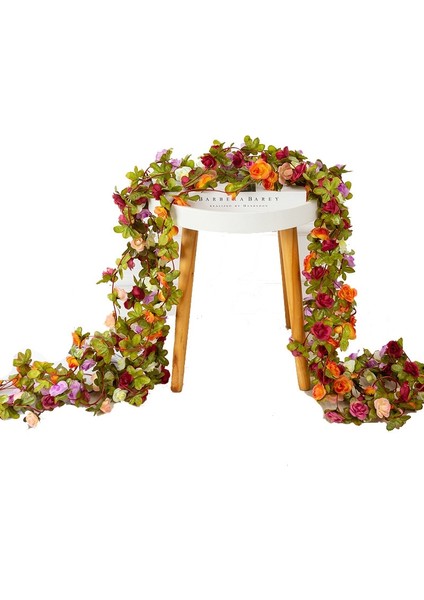 250CM Yapay Gül Dekoratif Çiçek - Sarı (Yurt Dışından)
