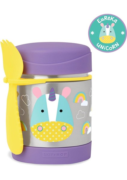 Skip Hop Zoo Paslanmaz Çelik Termos 325ML Unicorn