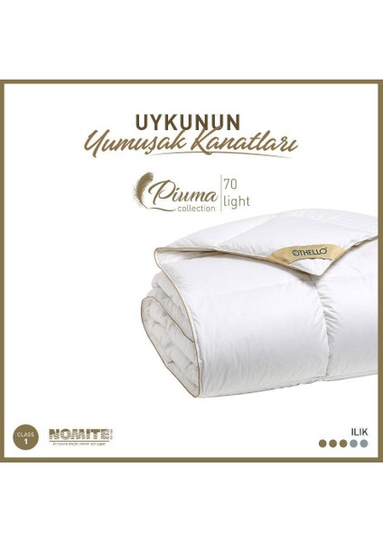 Piuma 70 Light %70 Gıdık Kaz Tüyü Yorgan 155X215