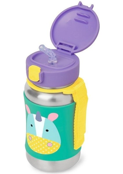 Pipetli Paslanmaz Çelik Suluk 350ML Unicorn fiyatları