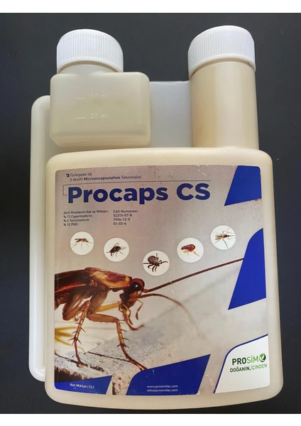 Procaps CS Prosim Procaps Cs 1lt 3 Ay Etkili Tüm Haşereler Için