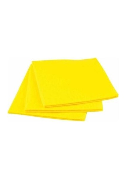 Flr F040 Delikli Sarı Temizlik Bezi 3' Lü Paket
