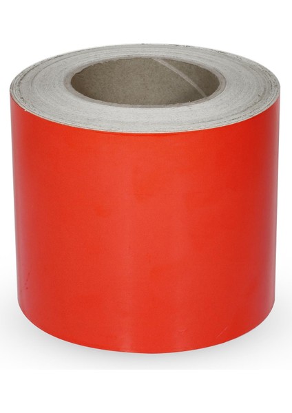 Reflektörlü Fosforlu Şerit Bant Kırmızı Düz Ikaz Bandı 12CM x 1mt indirimleri