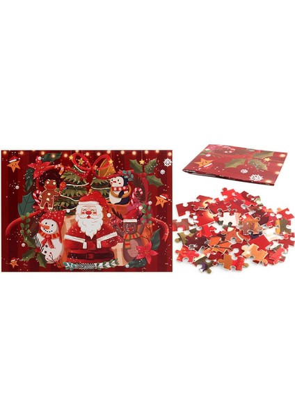 1000PCS Noel Hediye Bulmaca Ev Için Mutlu Noel Dekorasyonları