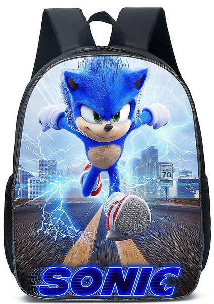 Boys Sonic The Hedgehog Print Sırt Çantası (Yurt Dışından)