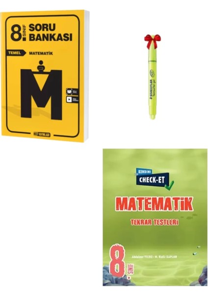 LGS 8. Sınıf Temel Matematik ve Check-Et Matematik Soru Bankası