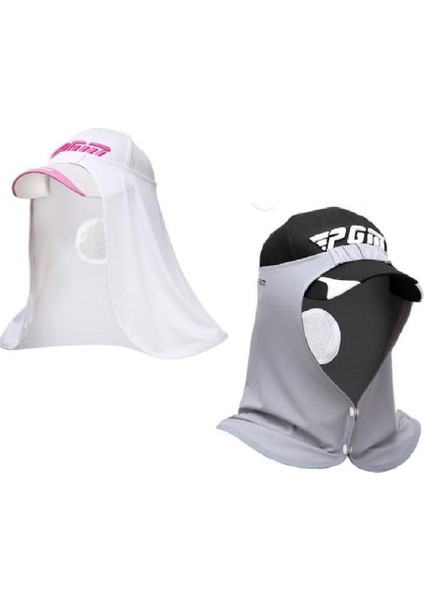 2 Adet Şapka Örtü Uv Koruyucu Dış Mekan