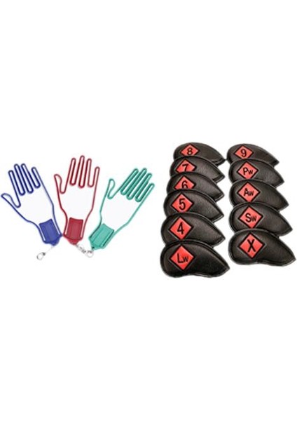Golf Iron Headcover Club Head Cover Koruma Çıkartması+Golf