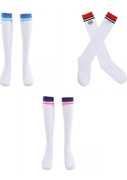 3 Çifti Kadın Beyaz Çoraplar Yüksek Çoraplar Spor Için Uzun Nefes Alma Çoraplar