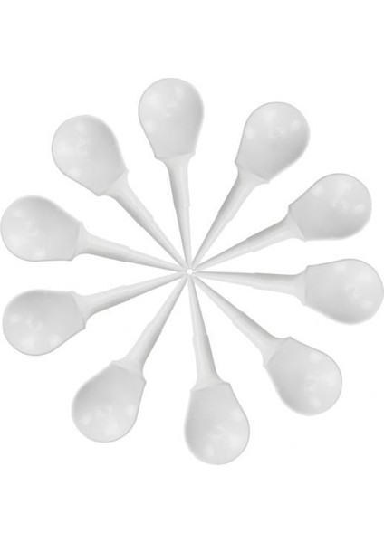 30X 10X Kırılmaz 3.27 Inç Golf Tee Top Çivileri Pozisyon Işaretleyici Beyaz