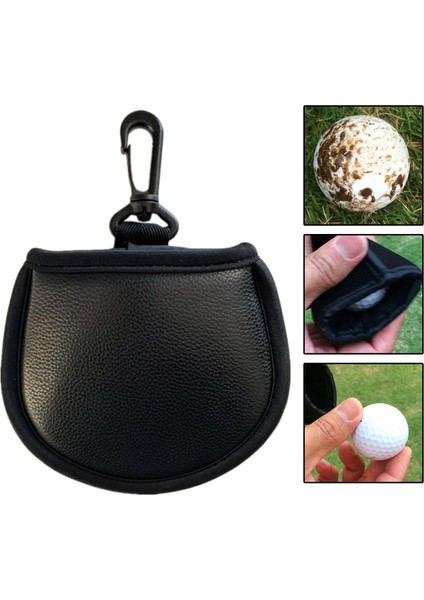 2x Taşınabilir Golf Topu Temizleyici Silinme Cepleri Paketler Temizliği Tutun(Yurt Dışından) indirimleri