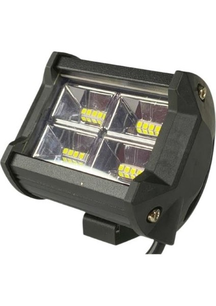 48W 16 LED Quattro Off Road Gündüz Sis Farı Lambası 9cm 12V