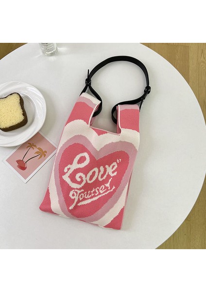 Kore Ins Örme Tote Çanta (Yurt Dışından)