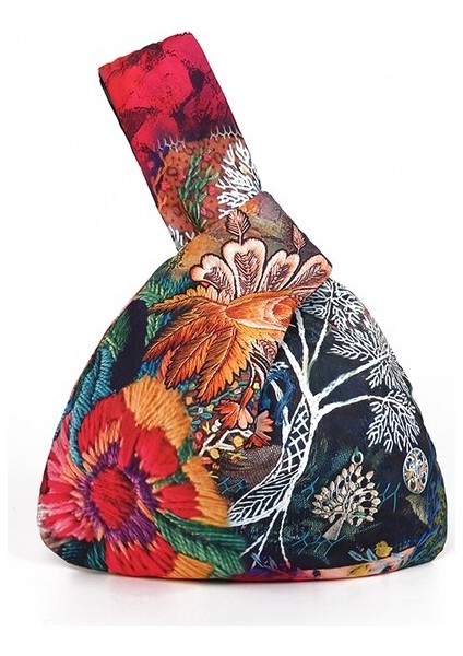 Japon Mini Taşınabilir Düğüm Bilek Çantası (Yurt Dışından)