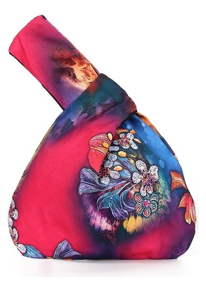 Japon Mini Taşınabilir Düğüm Bilek Çantası (Yurt Dışından)