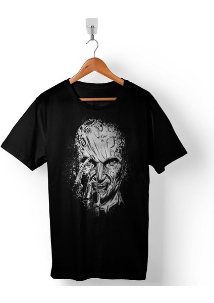 Horror Rhapsody Freddy Krueger Silüeti Erkek Tişört