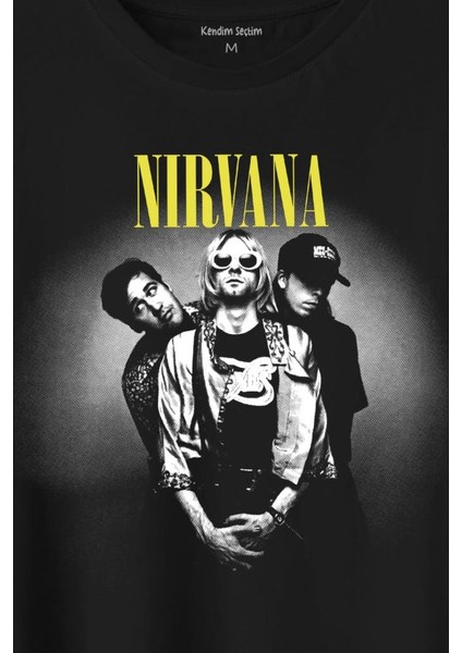 Nirvana Grunge Punk Rock 90S 90LAR Kurt Cobain Müzik Baskılı Tişört T-Shirt fiyatları