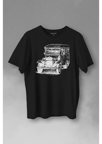 Old Bus Eski Yaşlı Nostalji Otobüs Baskılı Tişört T-Shirt