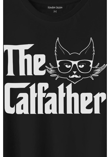 The Godfather Cat Father Catfather Baba Kedi Baskılı Tişört T-Shirt fiyatları