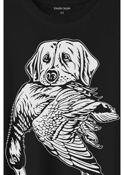 Dog Duck Av Köpeği ve Ördek Köpek Hunting Baskılı Tişört T-Shirt fiyatları