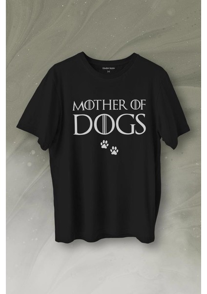 Mother Of Dog Mam Köpek Babası Hayvansever Veteriner Baskılı Tişört T-Shirt
