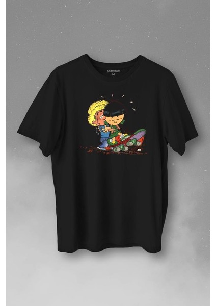 Cedric Chen Cauvin Skate Baskılı Tişört T-Shirt
