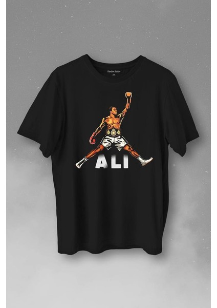 Muhammed Ali Boks Champion Boxing Baskılı Tişört T-Shirt