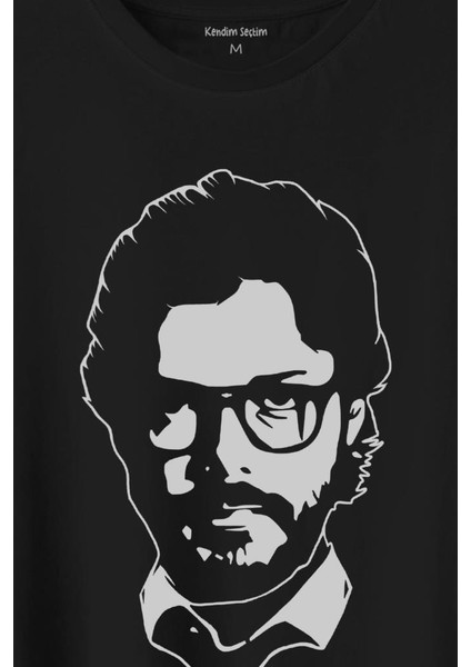 El Proffessor La Casa De Papel Profesör Baskılı Tişört T-Shirt fiyatları