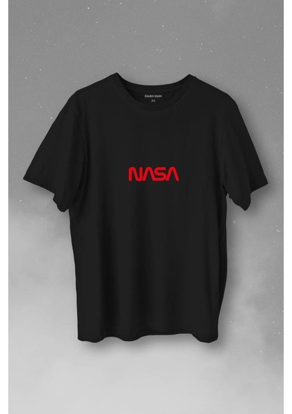 Nasa Wom Göğüs Logo Ulusal Havacılık ve Uzay Abd Baskılı Tişört T-Shirt
