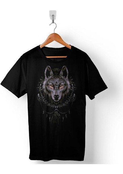 Bozkurt Head Wolf Kurt Kafası Göktürk Erkek Tişört