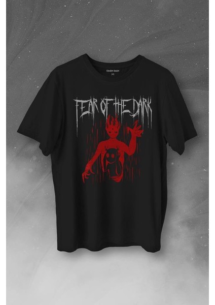 Fear Of The Dark Karanlık Dark Gothic Urban Street Wear Baskılı Tişört T-Shirt