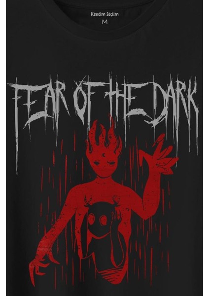 Fear Of The Dark Karanlık Dark Gothic Urban Street Wear Baskılı Tişört T-Shirt fiyatları