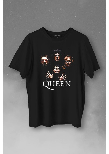 Queen English Rock Music Group Freddie Mercury Baskılı Tişört T-Shirt