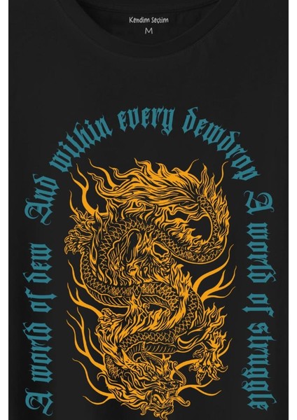 Dragon Japanese Urban Drake Ejder Japonca Uzak Doğu Baskılı Tişört T-Shirt fiyatları
