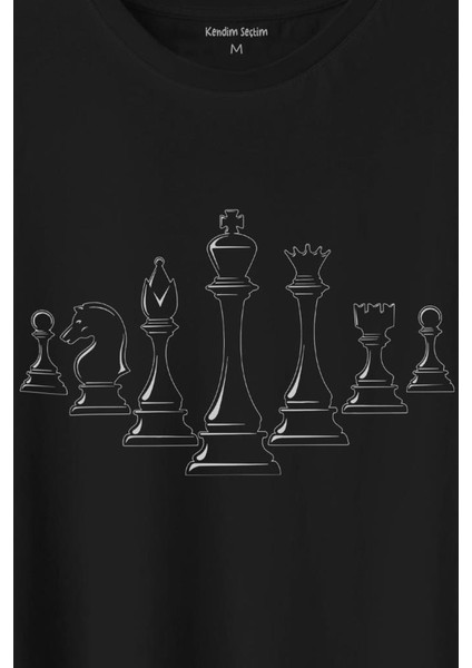 Satranç Zeka Strateji Oyunu Santranç Baskılı Tişört T-Shirt fiyatları