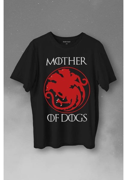 Mother Of Dogs Hayvansever Köpek Annesi Baskılı Tişört T-Shirt