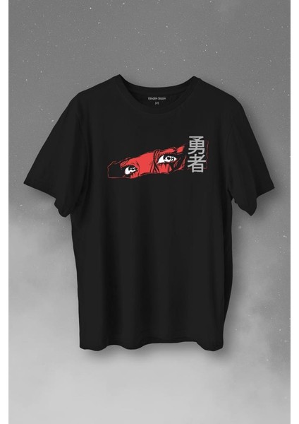 Anime Eyes Japanese Göz Japonca Urban Street Baskılı Tişört T-Shirt