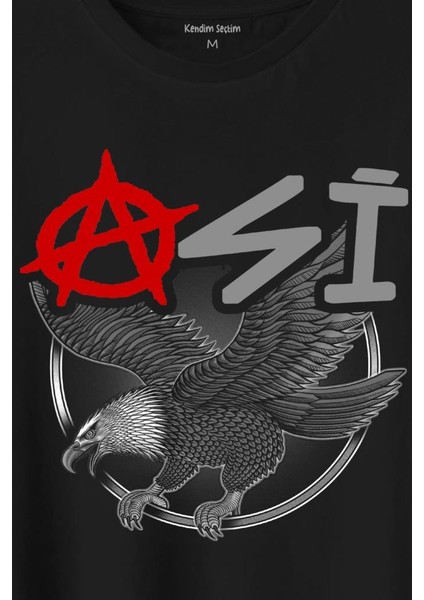 Uçan Kartal Asi Taraftar Beşiktaş Baskılı Tişört T-Shirt fiyatları