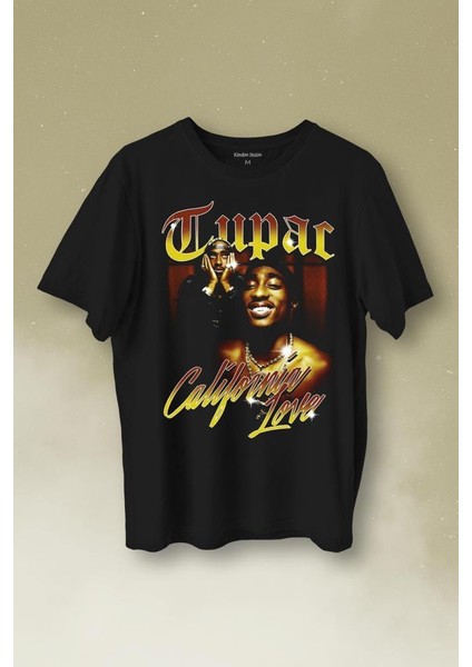 Tupac 2pac Shakur Rap Music West Coast 90S Rap Baskılı Tişört T-Shirt