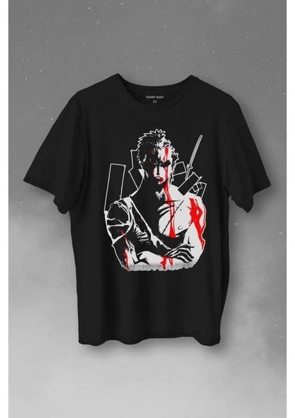 One Piece Roronoa Zoro Poster Baskılı Tişört T-Shirt