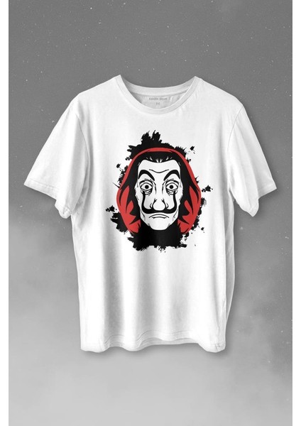 La Casa De Papel Dali Mask Maskesi Baskılı Tişört T-Shirt