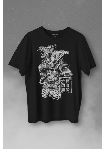 Samurai Japanese Samuray Japonca Street Wear Urban Baskılı Tişört T-Shirt