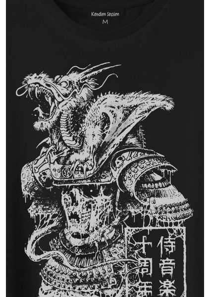 Samurai Japanese Samuray Japonca Street Wear Urban Baskılı Tişört T-Shirt fiyatları