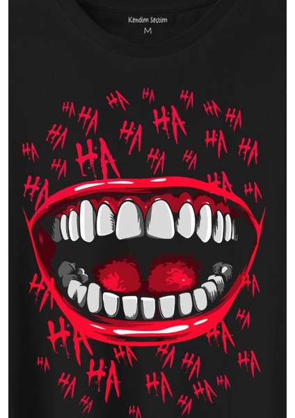 Suicide Squad Ha Ha Ha Kahkaha Gülücük Gülme Baskılı Tişört T-Shirt fiyatları